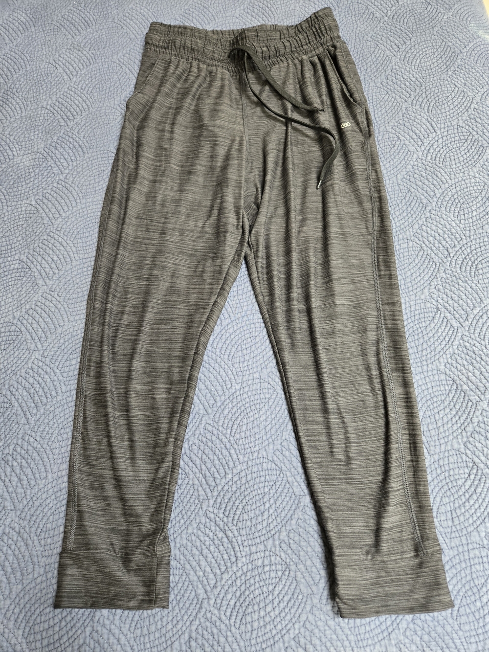 LEG3ND Women's Joggers Size S Heathered Olive Gray Drawstring